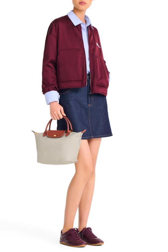 26FW 롱샴 르 플리아쥬 오리지널 핸드백 S L1621089 349 GRAVEL DOM - LONGCHAMP