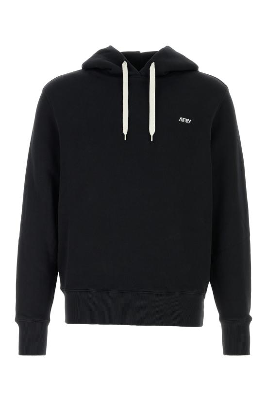 26FW 오트리 로고 후드 티셔츠 HOPM 002K BLACK
