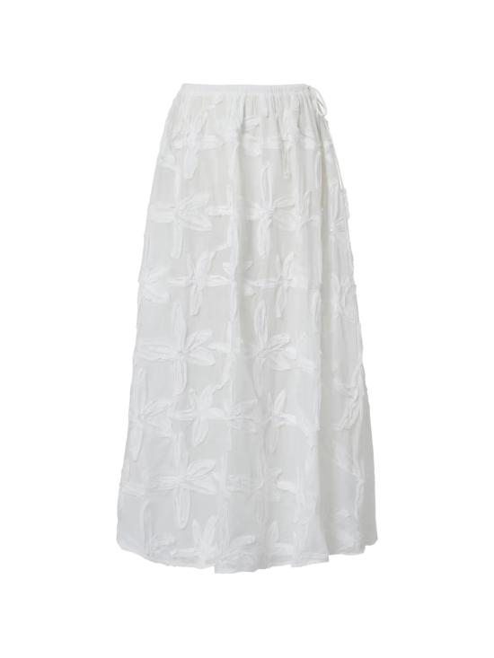 26FW 팜 리오 롱 스커트 260468 26140 Bianco