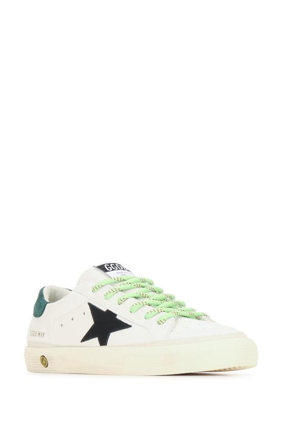 26FW [키즈] 골든구스 스니커즈 GTF00496F008670 10349 WHITEBLACKGREEN - GOLDEN GOOSE