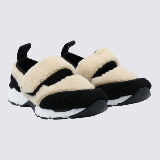 26FW 마르니 스니커즈 SNZW020602 P9282ZO559 BEIGE BLACK - MARNI