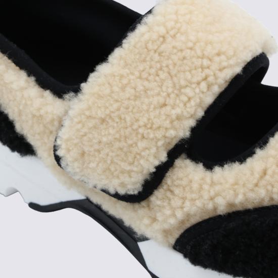 26FW 마르니 스니커즈 SNZW020602 P9282ZO559 BEIGE BLACK - MARNI