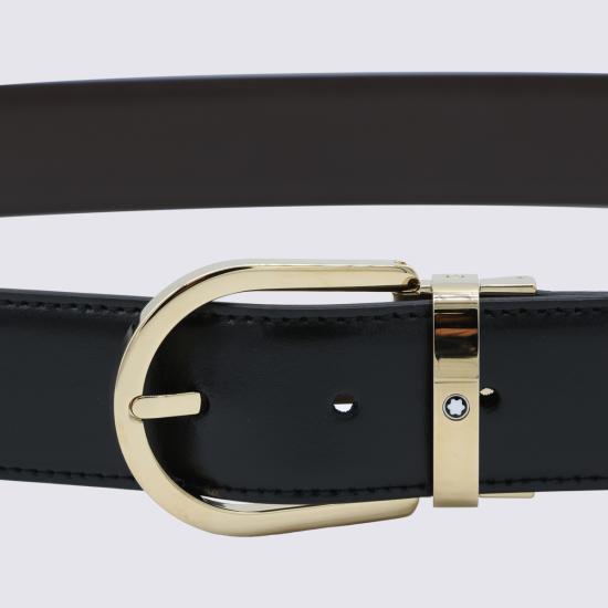 26FW 몽블랑 가죽 벨트 223437 BLACK - MONTBLANC
