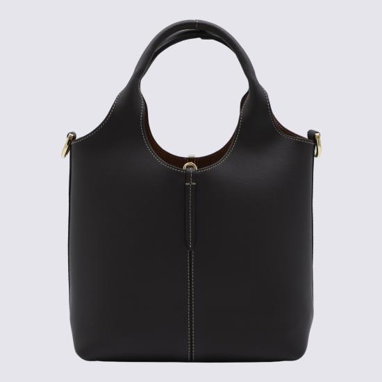 26FW 토즈 레더 미니 토트 쇼핑백 XBWEBRF0100 UBL783E PALISSANDRO MARRONE - TODS