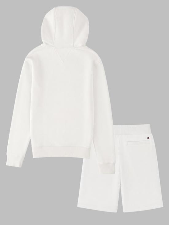  [주니어] 타미힐피거 트레이닝 웨어 KB0KB07349T YBR WHITE - TOMMY HILFIGER