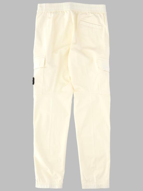  [키즈] 스톤 아일랜드 스트레이트 팬츠 761630812K V0035 WHITE - STONE ISLAND