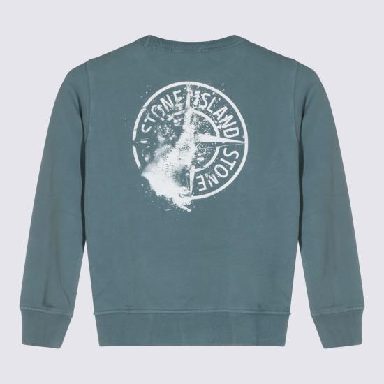 26FW [키즈] 스톤 아일랜드 캐시미어 니트 L2S166100014 S0514V004B ASH BLUE - STONE ISLAND