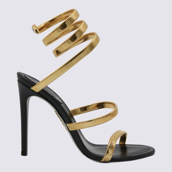 26FW 르네 카오빌라 샌들 C12839105 NA01V017 Black gold