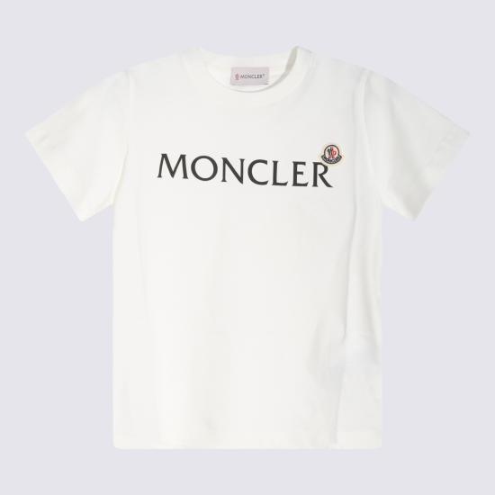 26FW [키즈] 몽클레어 티셔츠 L29548C00014 89AFV034 White