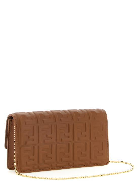 26FW 펜디 바게트 체인 지갑 8M0498AAJDF1UJK Brown - FENDI
