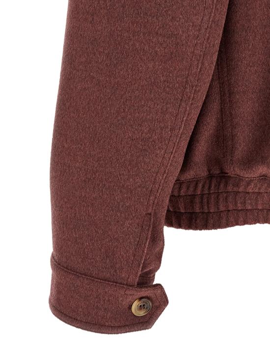 26FW 브루넬로 쿠치넬리 봄버 자켓 MV4676379C017 Bordeaux - BRUNELLO CUCINELLI