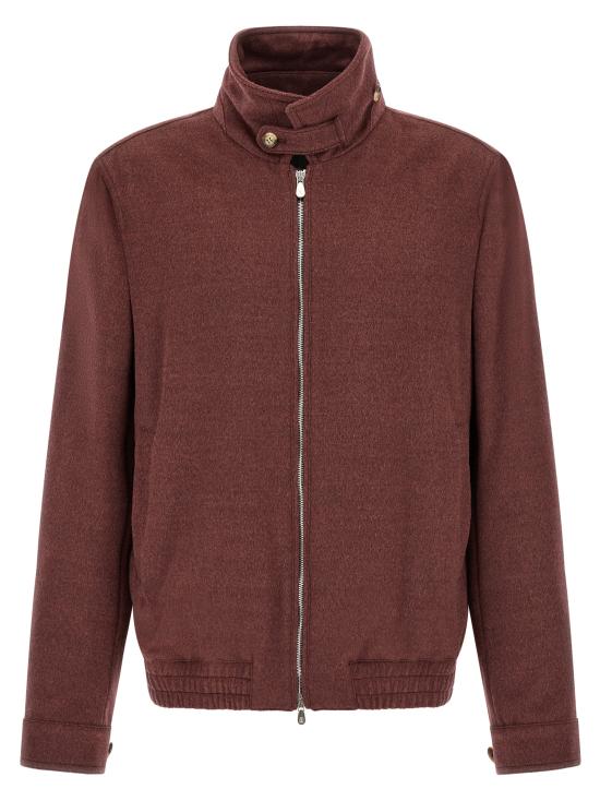 26FW 브루넬로 쿠치넬리 봄버 자켓 MV4676379C017 Bordeaux - BRUNELLO CUCINELLI