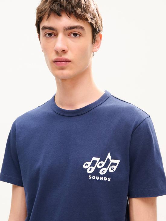 26FW 겐조 반팔 티셔츠 FG65TS1614SG 79 Blu - KENZO