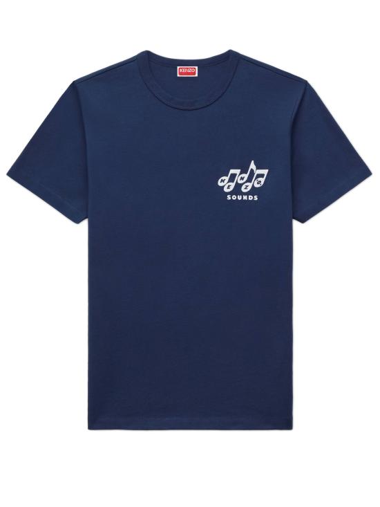 26FW 겐조 반팔 티셔츠 FG65TS1614SG 79 Blu