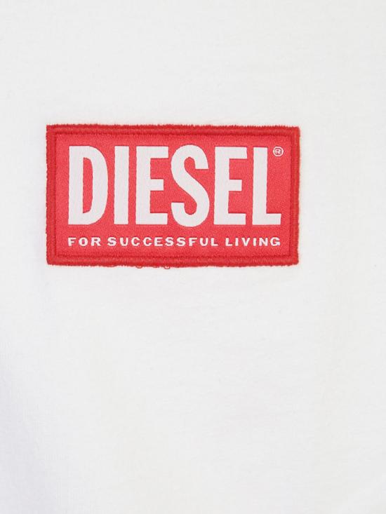 26FW 디젤 반팔 티셔츠 A14947 0NIAR100 Bianco - DIESEL