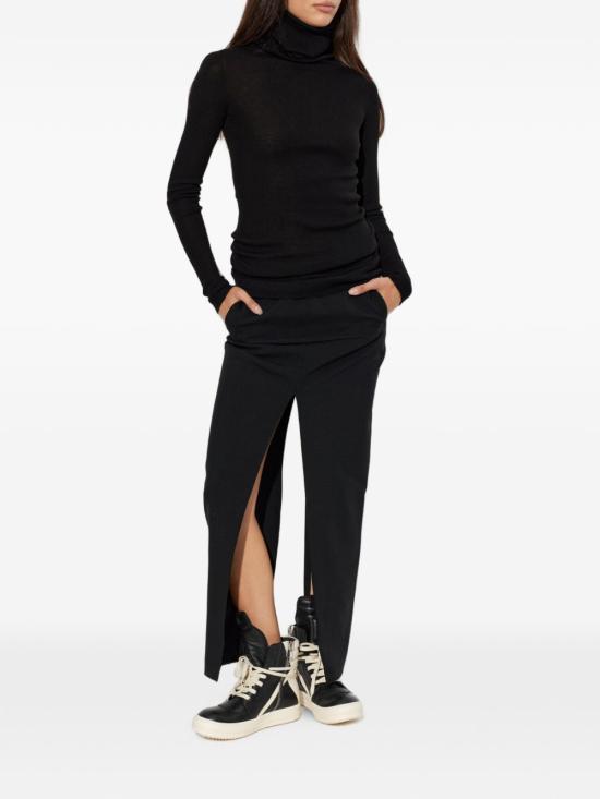 26FW 릭 오웬스 터틀넥 RP02F5614 RIBM09 BLACK - RICK OWENS