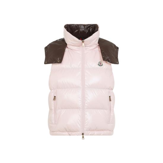 26FW 몽클레어 패딩 조끼 L20931A00005 597EU 519 PASTEL PINK - MONCLER