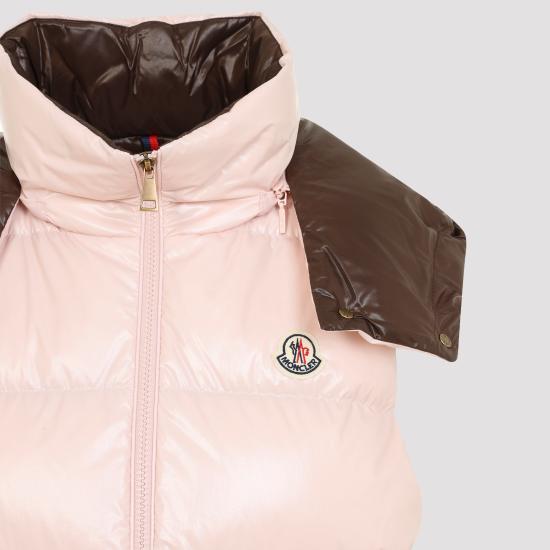 26FW 몽클레어 패딩 조끼 L20931A00005 597EU 519 PASTEL PINK - MONCLER