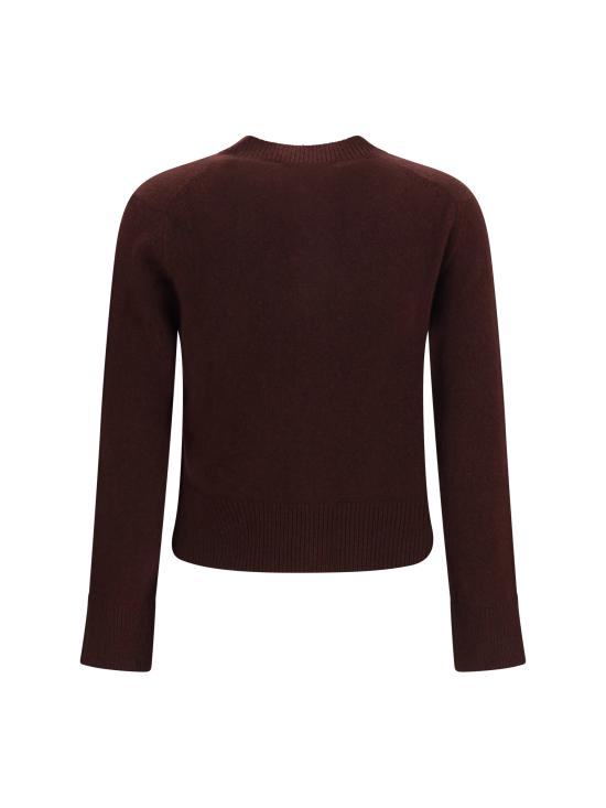 26FW 메종키츠네 베이비 폭스 램스울 피티드 가디건 PW00506KT1006 0553 BROWN - MAISON KITSUNE