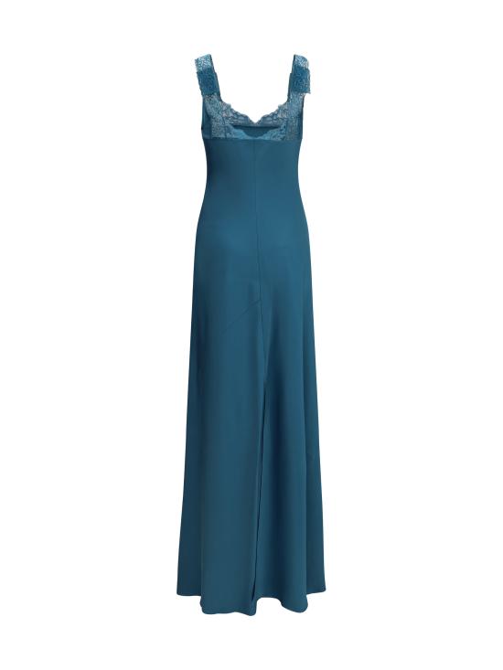 26FW 포르테포르테 롱 원피스 15070MYDRESS F50A6052 BLUE - FORTE FORTE