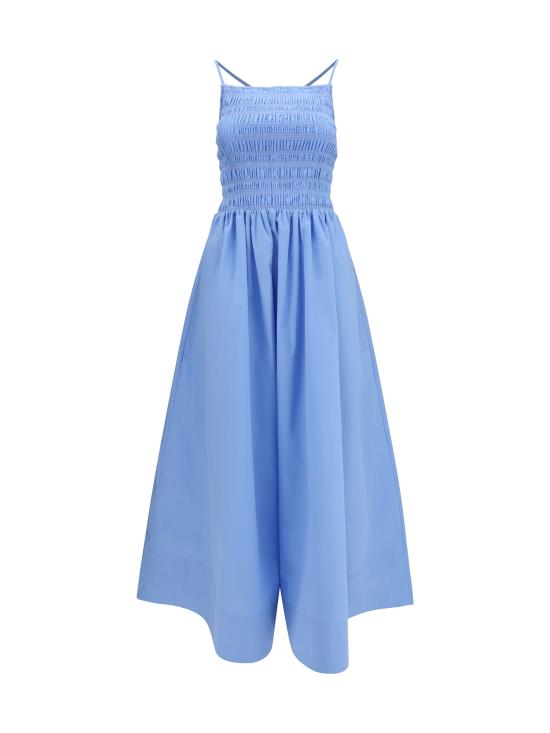 26FW 가니 롱 원피스 A1030621 ZZL LIGHT BLUE