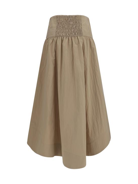 26FW 가니 롱 스커트 A1090274 ZZR BEIGE - GANNI