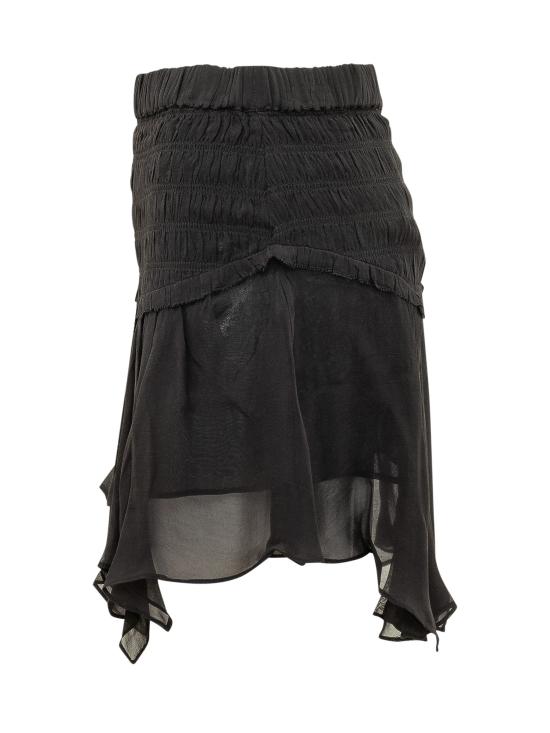 26FW 이자벨마랑에뚜왈 숏 스커트 26AJU0541FAD3J01E 01BK BLACK - ISABEL MARANT ETOILE