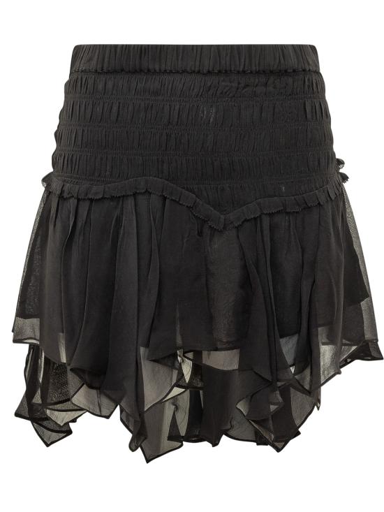 26FW 이자벨마랑에뚜왈 숏 스커트 26AJU0541FAD3J01E 01BK BLACK