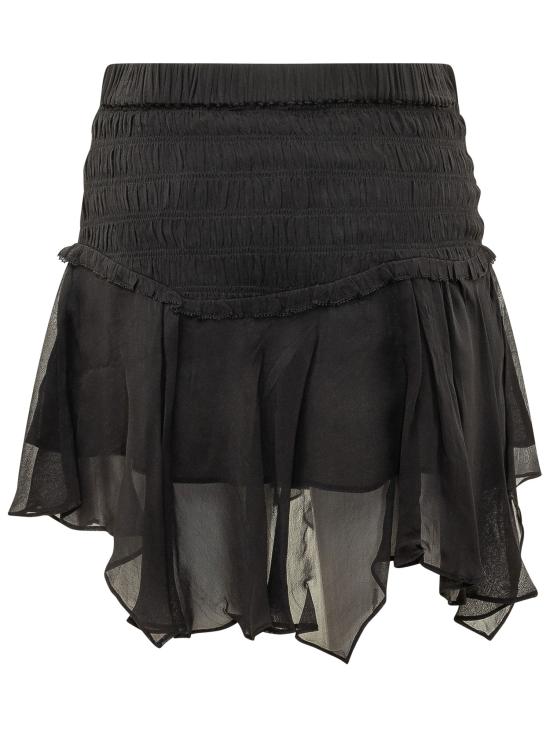 26FW 이자벨마랑에뚜왈 숏 스커트 26AJU0541FAD3J01E 01BK BLACK - ISABEL MARANT ETOILE