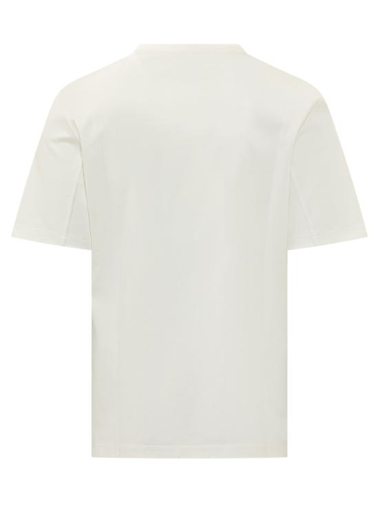26FW 브루넬로 쿠치넬리 코튼 저지 크루넥 티셔츠 M0B138440 CJB65 OFF WHITE - BRUNELLO CUCINELLI