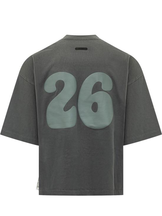 26FW 피어오브갓 반팔 티셔츠 RW00274 0146 WASHED IRON GREY - FEAR OF GOD