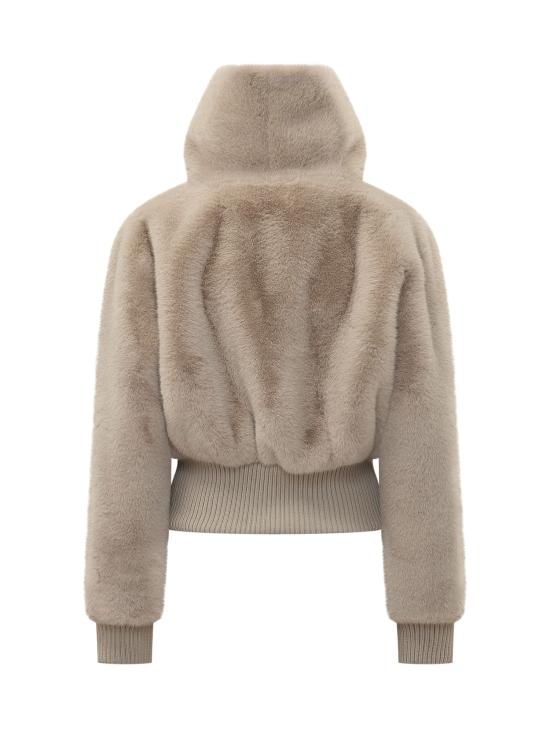 26FW 핑코 무스탕 107040A3E7 C32 BEIGE GIORNO PIOVOSO - PINKO