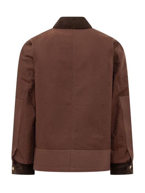 26FW 카사블랑카 자켓 MPF26OT250 01 DARK BROWN - CASABLANCA