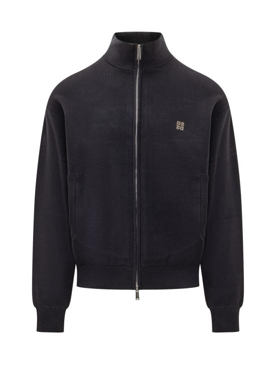 26FW 디스퀘어드2 집업 니트 S74HA1637D13230 524 NAVY BLUE
