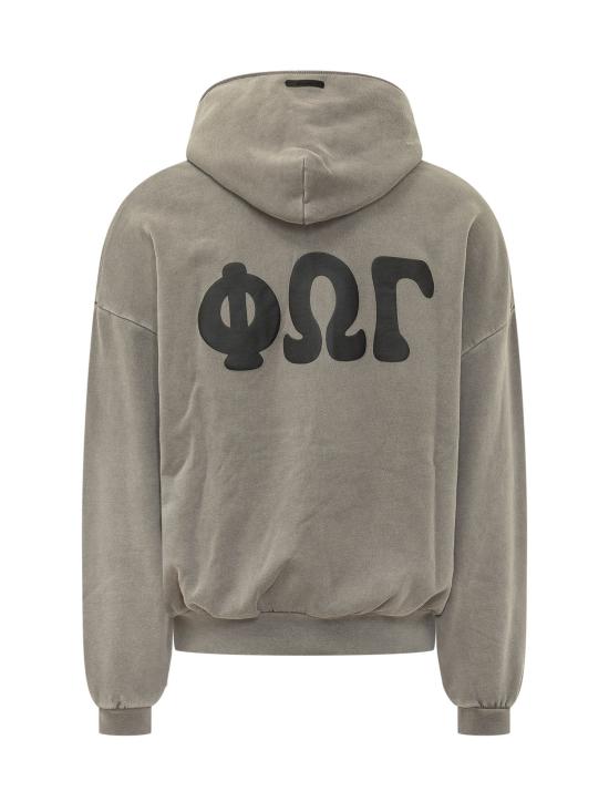 26FW 피어오브갓 후드 티셔츠 RW00387 0145 WASHED SEAL - FEAR OF GOD