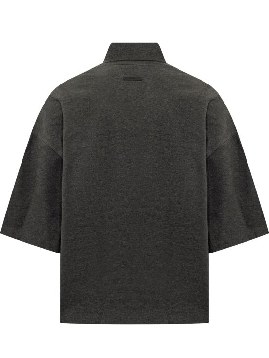 26FW 피어오브갓 폴로 티셔츠 RW00284 0120 IRON GREY HEATHER SEAL HEATHER - FEAR OF GOD