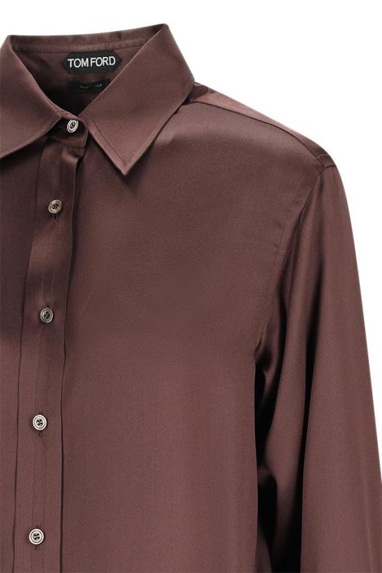  톰포드 셔츠 CA3266FAX1191 BROWN - TOMFORD