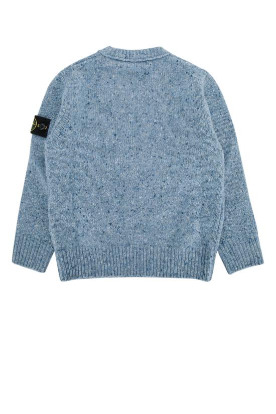 26FW [키즈] 스톤 아일랜드 캐시미어 니트 L2S165100005S0M19 V004B ASHBLUE - STONE ISLAND