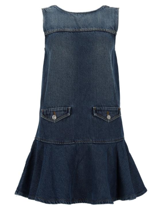 26SS 가니 데님 원피스 A1030091 569 Blue