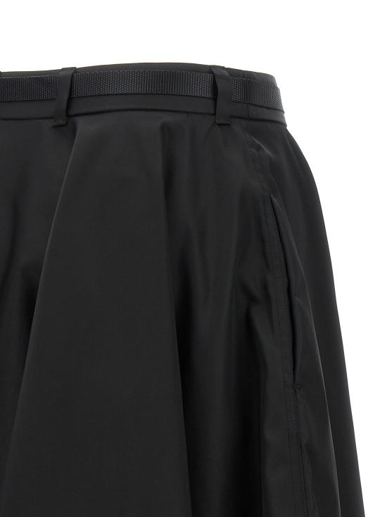 26FW 프라다 미디 스커트 21H057SOOO1WQ8F0002 Black - PRADA