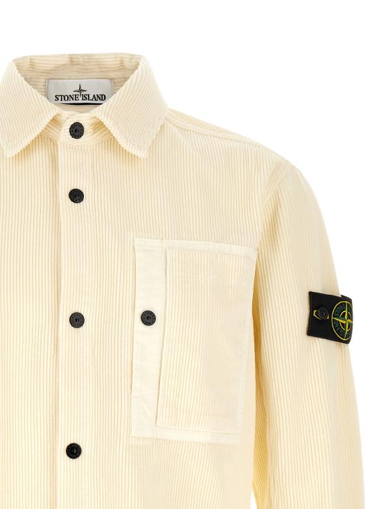 26FW 스톤 아일랜드 긴팔 셔츠 L2S151200016S0212V0093 White - STONE ISLAND