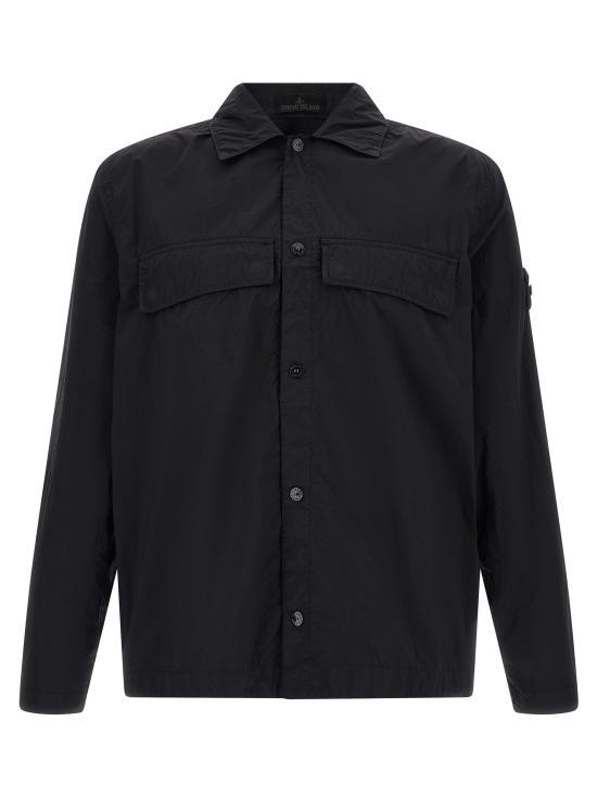 26FW 스톤 아일랜드 긴팔 셔츠 L2S151200044S00F6V0029 Black