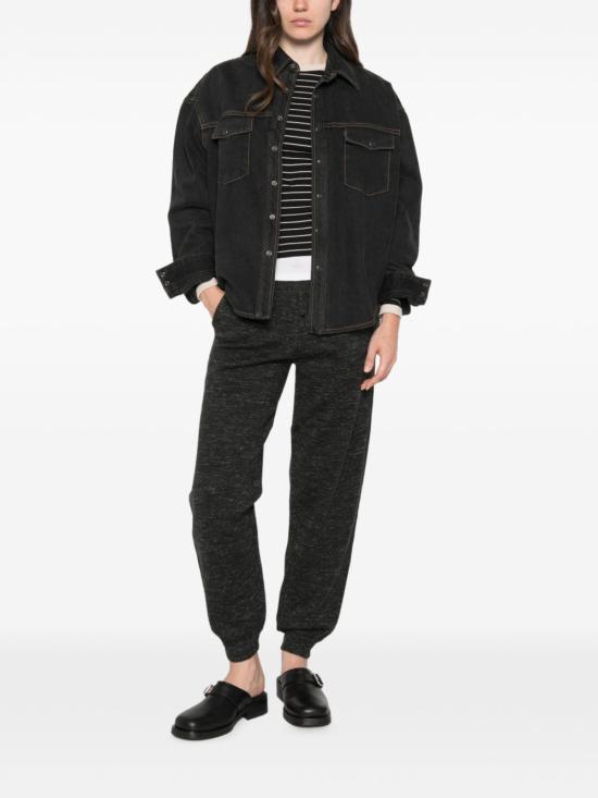 26FW 이자벨마랑에뚜왈 트레이닝/조거 팬츠 PA0105FC D3L05E 01BK BLACK - ISABEL MARANT ETOILE