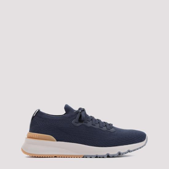 26FW 브루넬로 쿠치넬리 스니커즈 MZUWLBO253 CEG72 NAVY RIVER
