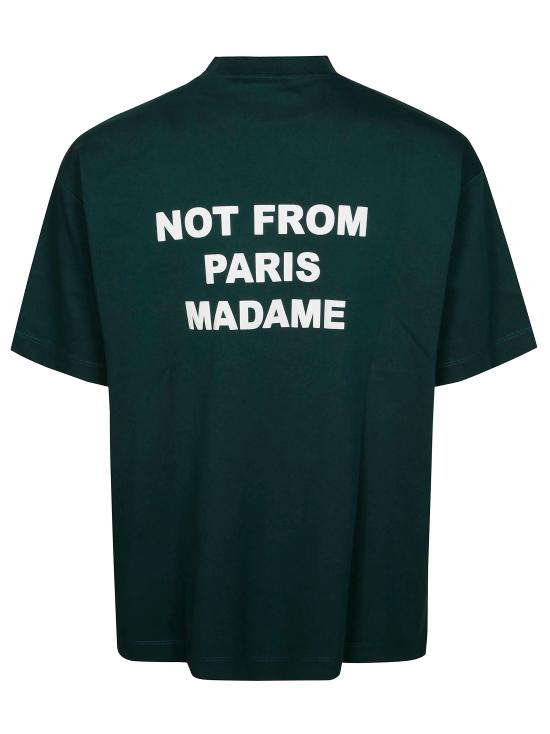 26FW 드롤드무슈 반팔 티셔츠 PERMTS203CO002 DGN VERDE - DROLE DE MONSIEUR