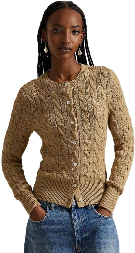 26SS 랄프 로렌 가디건 211971868502 BROWN - RALPH LAUREN