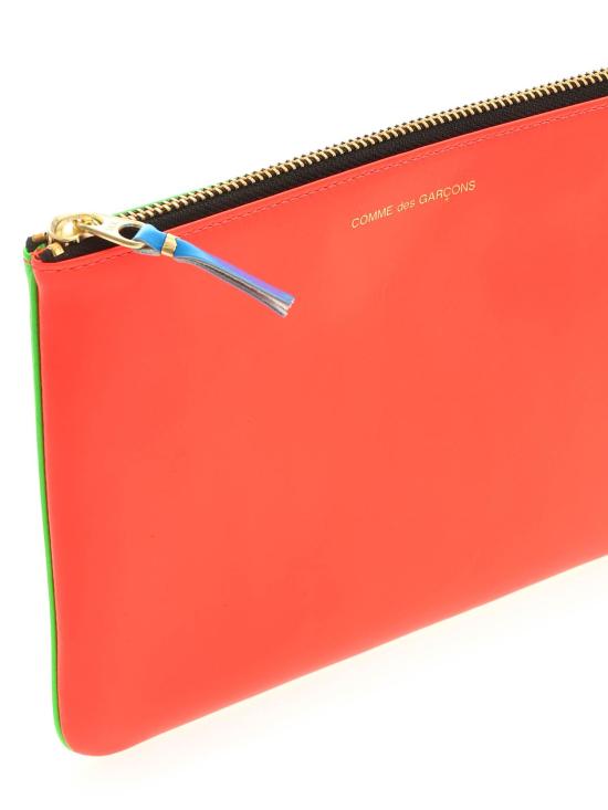 26SS 꼼데가르송 지갑 SA5100SF 3 orange green ARANCIO VERDE - COMME DES GARCONS