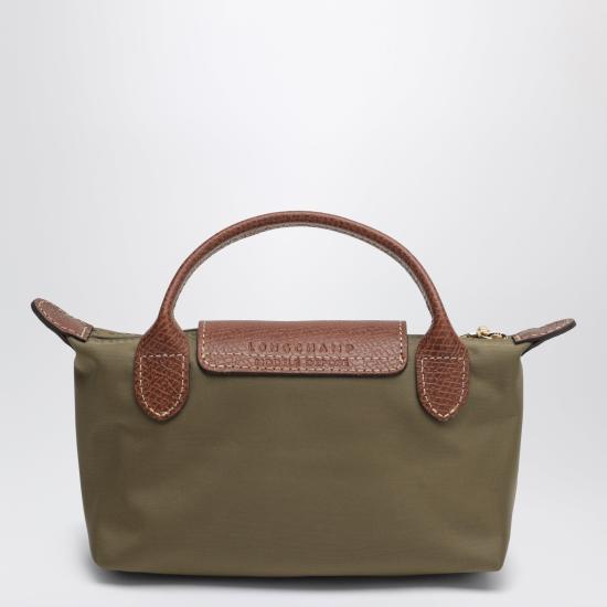 26FW 롱샴 르 플라아쥬 오리지널 핸들 파우치 34175089 Green - LONGCHAMP