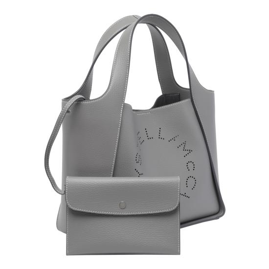 26FW 스텔라 맥카트니 로고 크로스바디 토트백 513860 WP00571506 Grey - STELLA MCCARTNEY
