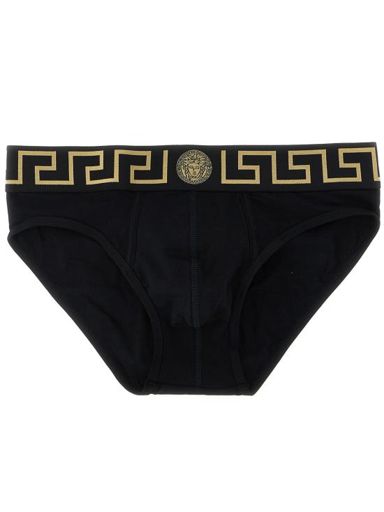 26FW 베르사체 팬티 AU101801A18907 A80G BLACK - VERSACE